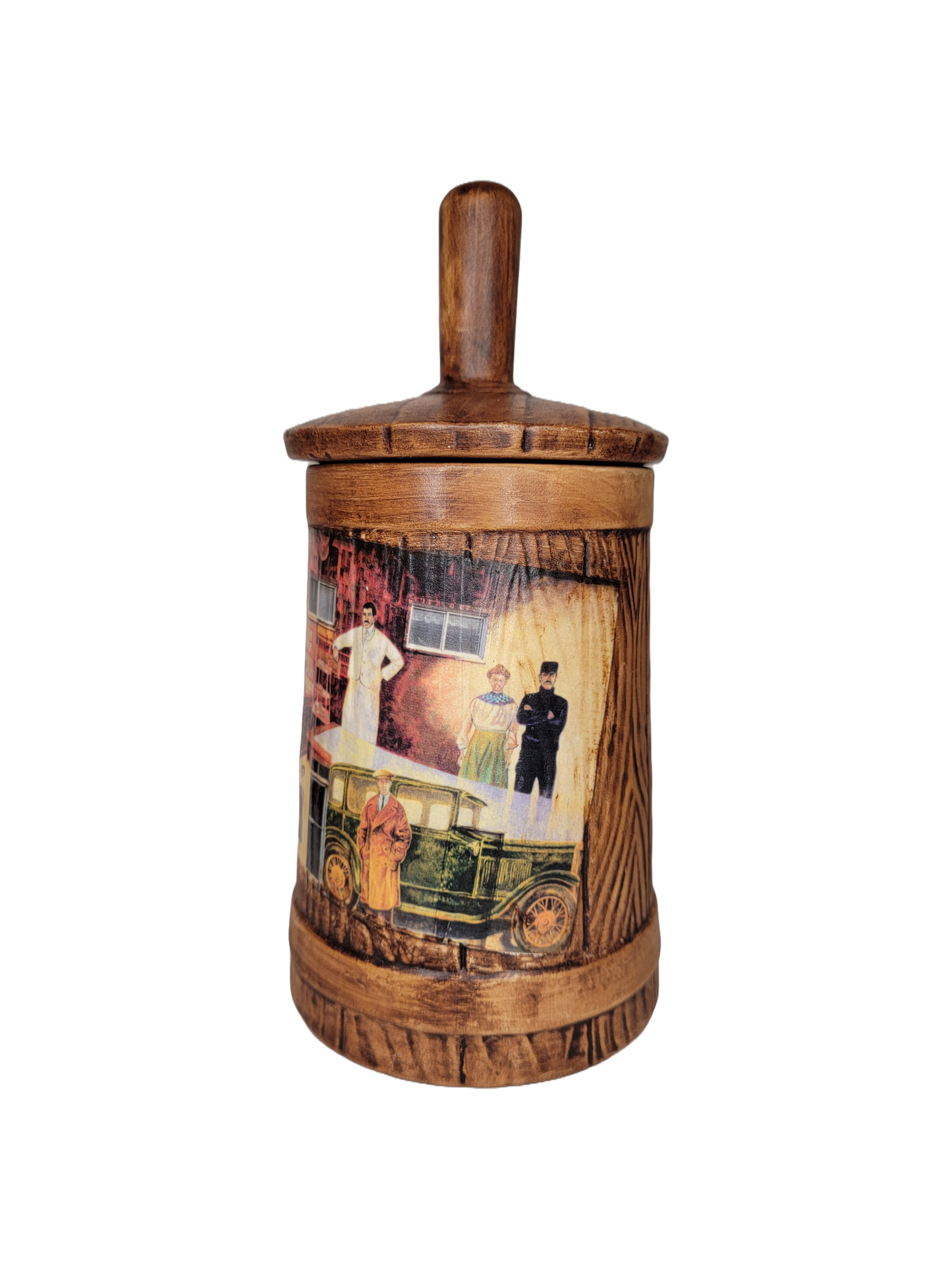Ceramic Storage Jar with Lid Stony Plain