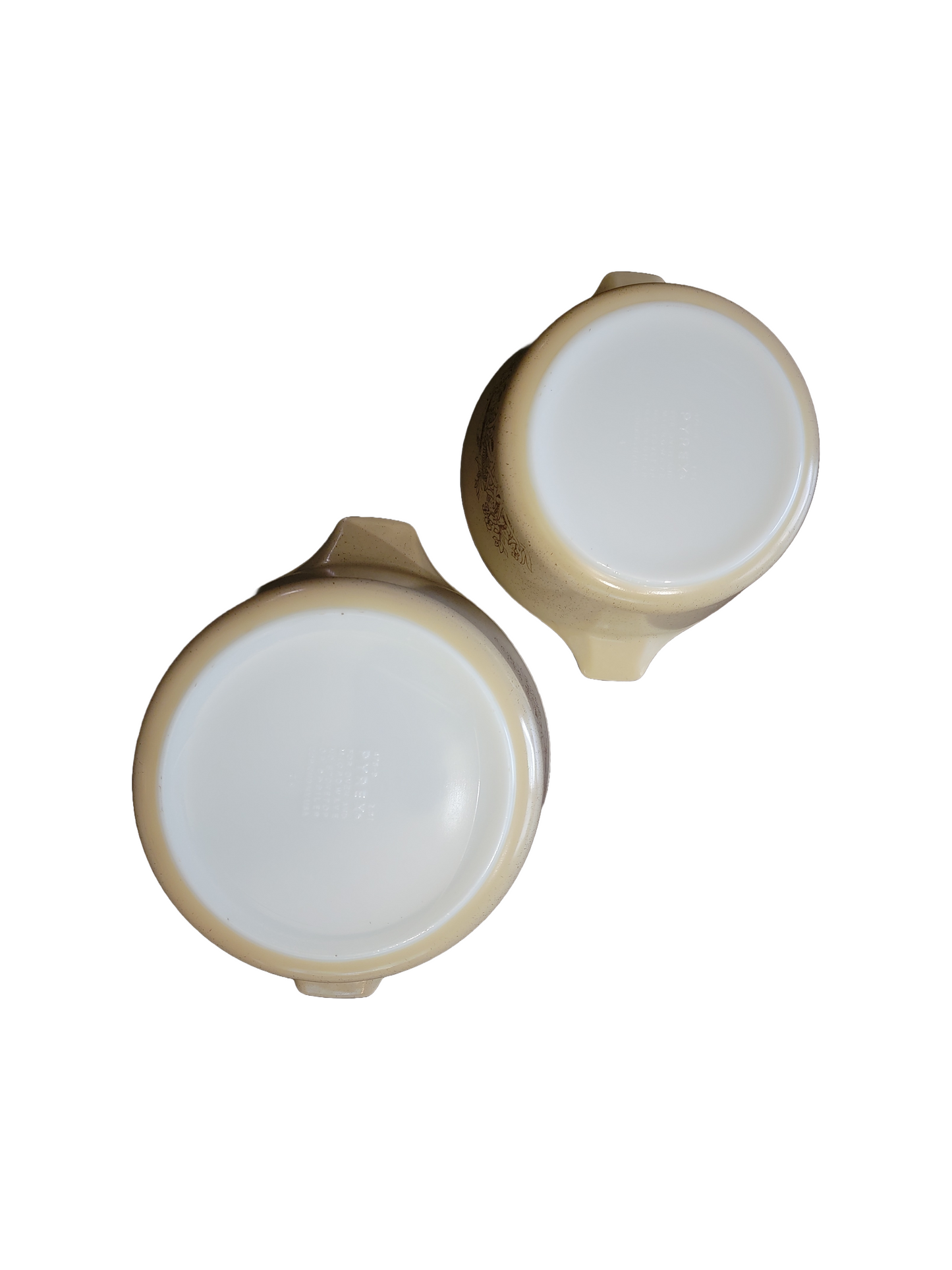 Set of 2 Vintage Pyrex Forest Fancy Bowls