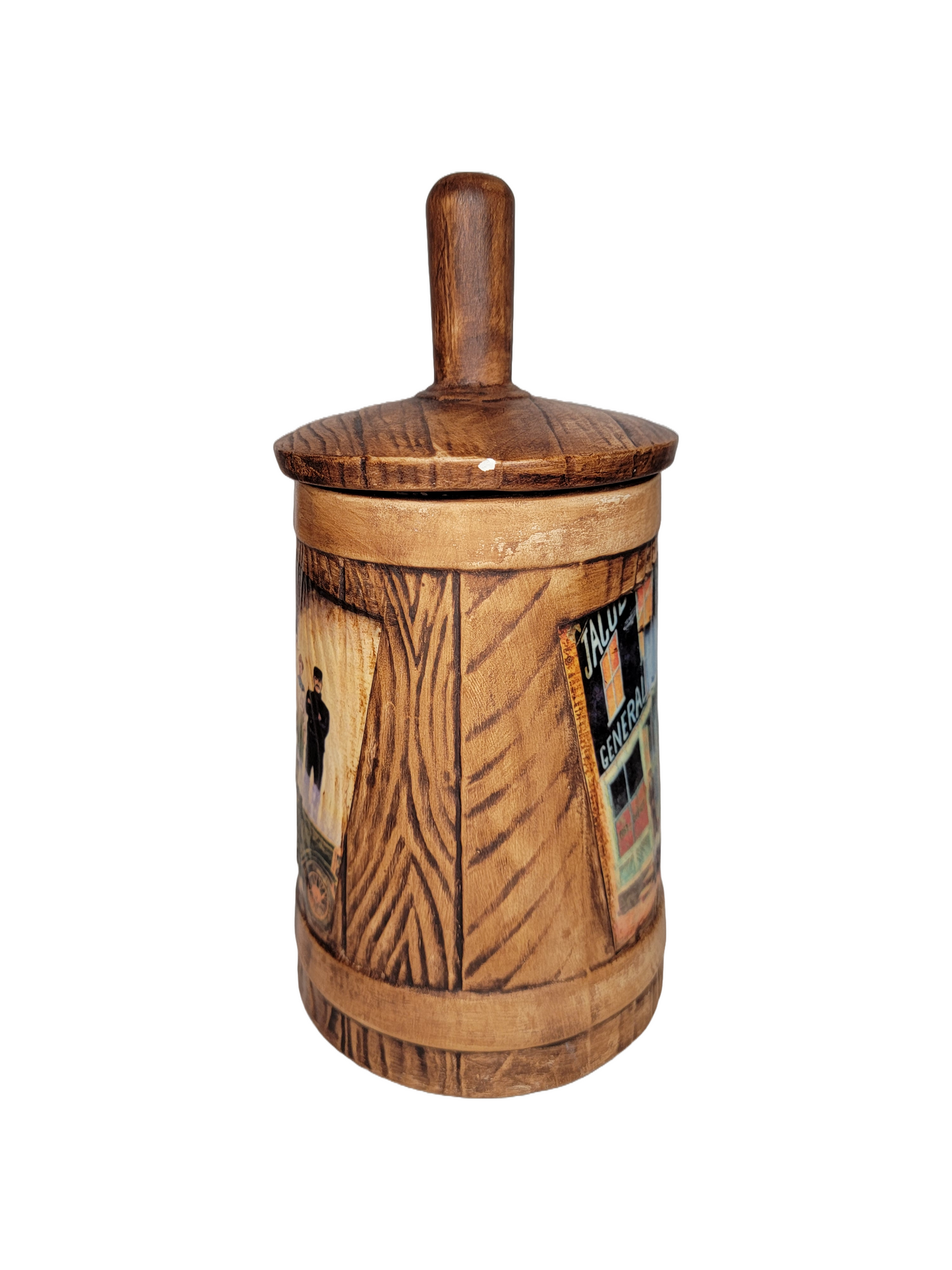 Ceramic Storage Jar with Lid Stony Plain