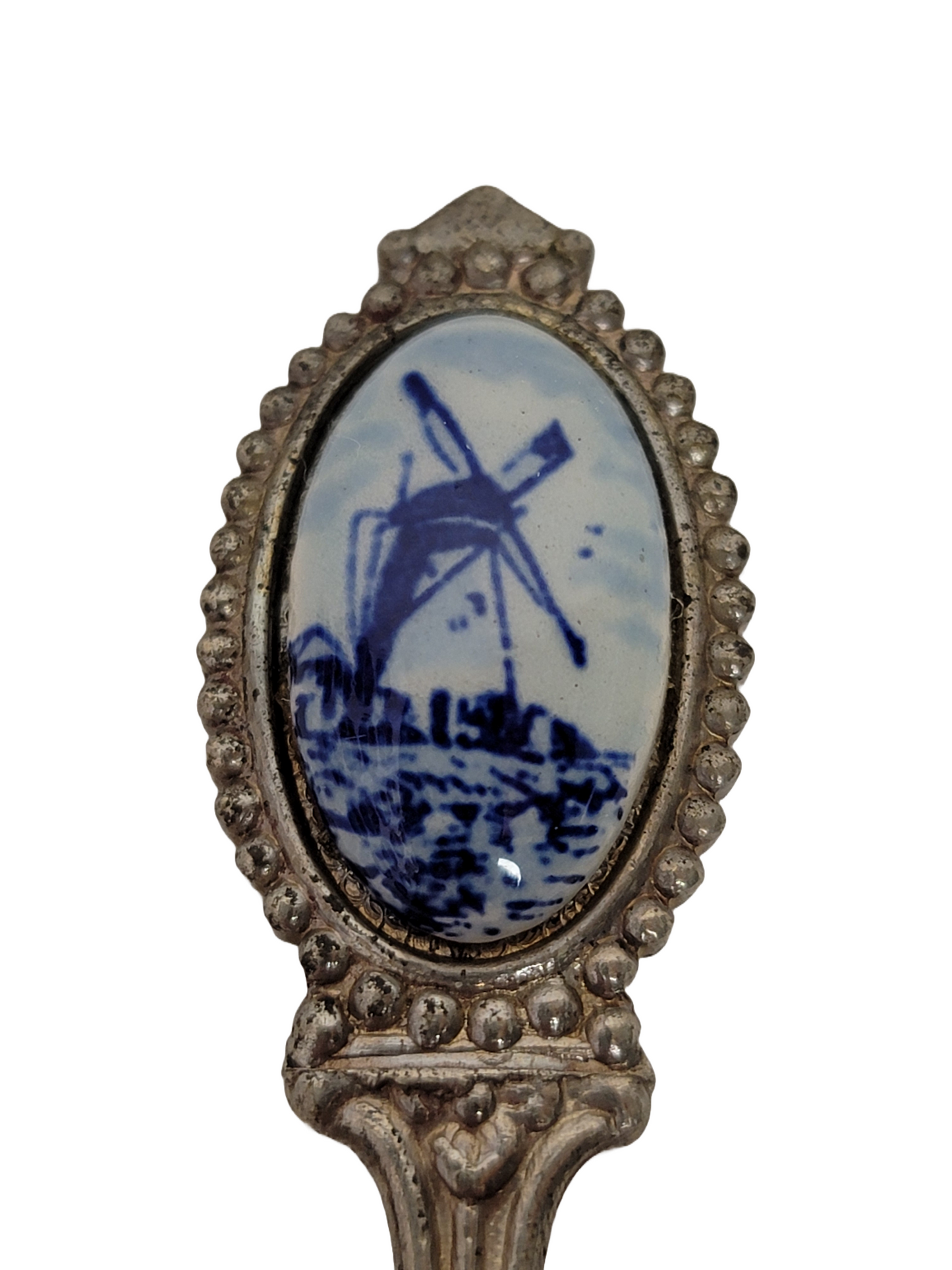 Vintage Souvenir Spoon Collectible Holland Folk Life