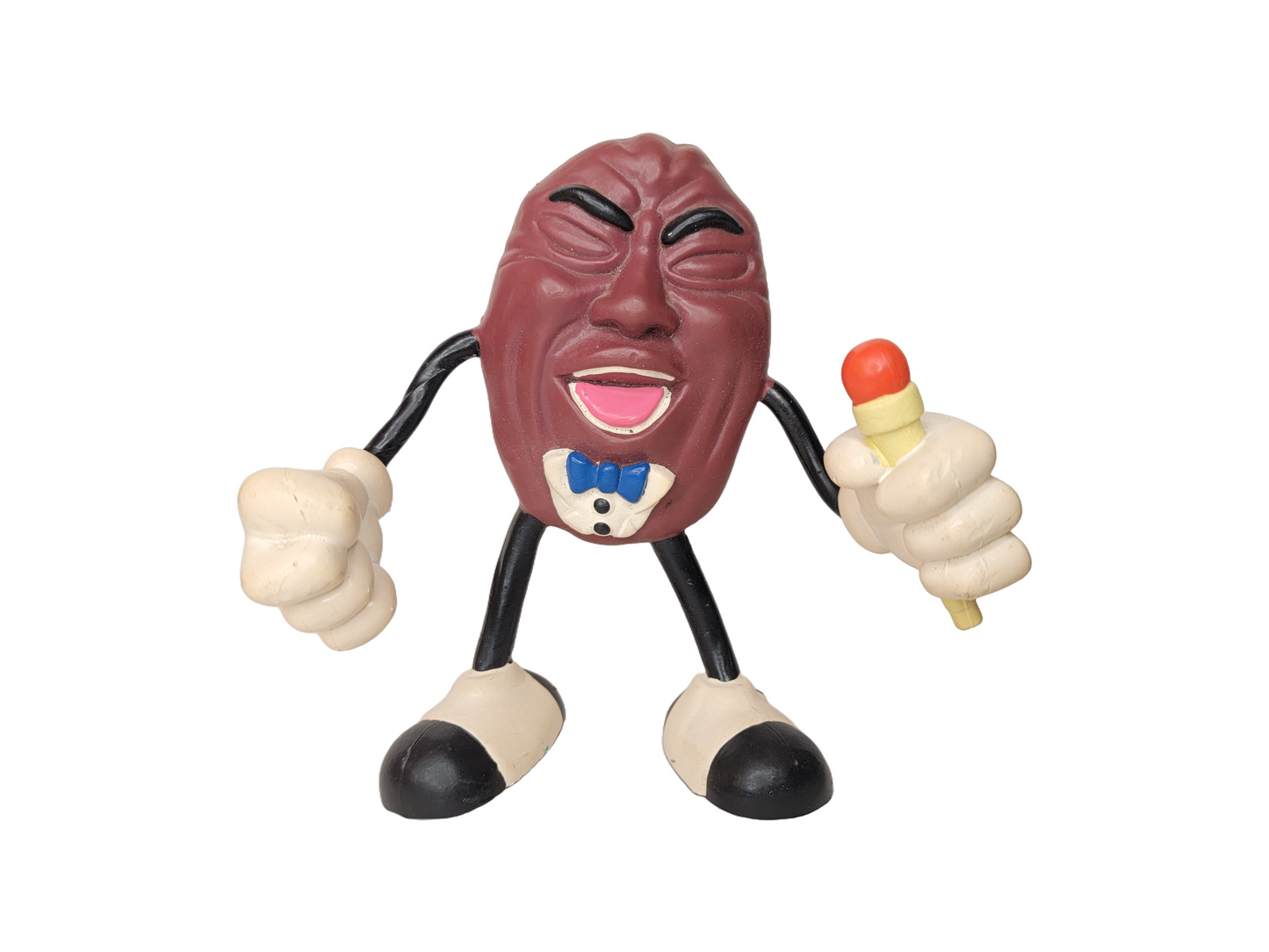 Vintage 1987 California Raisins Singer Bendable Action Figure