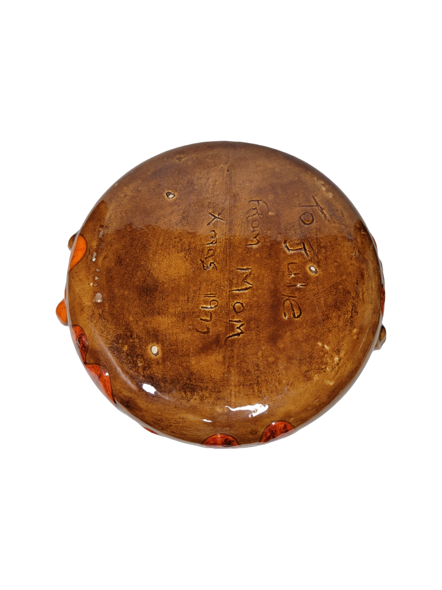 Vintage Drop Glaze Ceramic Pot with Lid