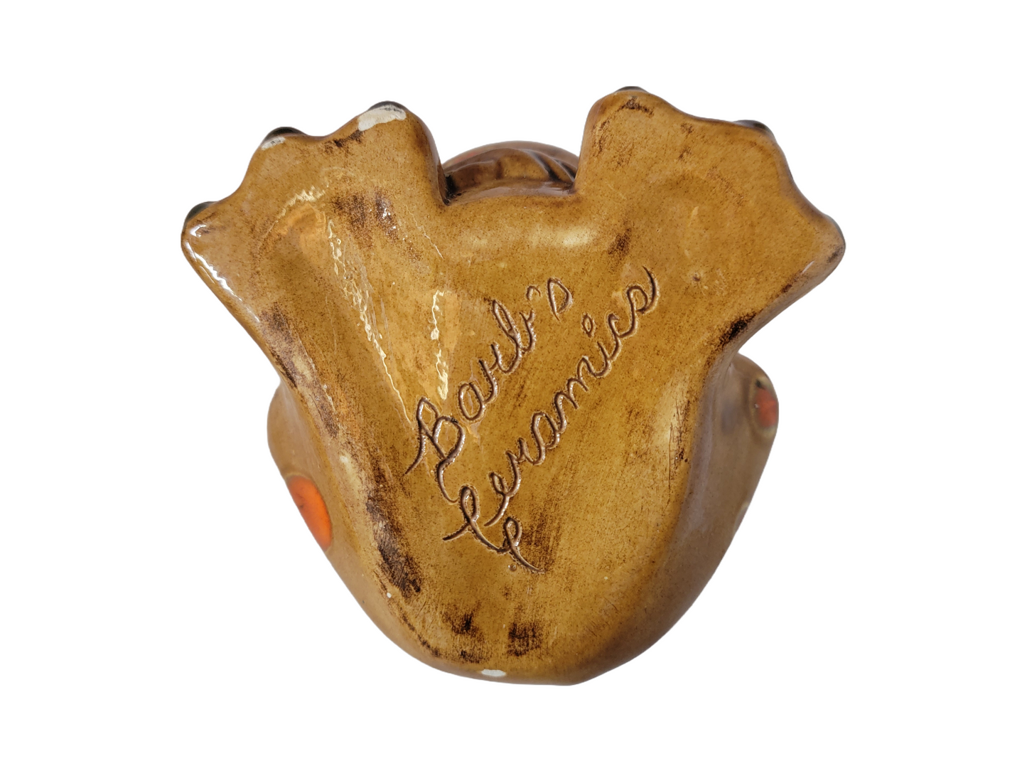 Vintage Frog Dishcloth Holder