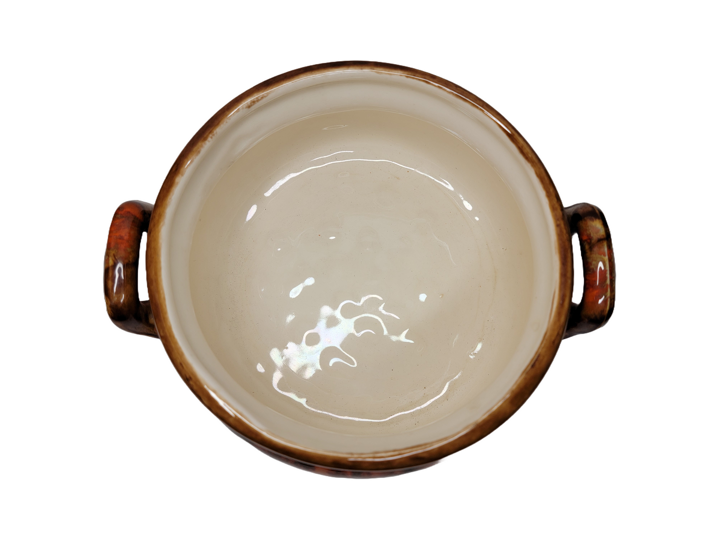 Vintage Drop Glaze Ceramic Pot with Lid