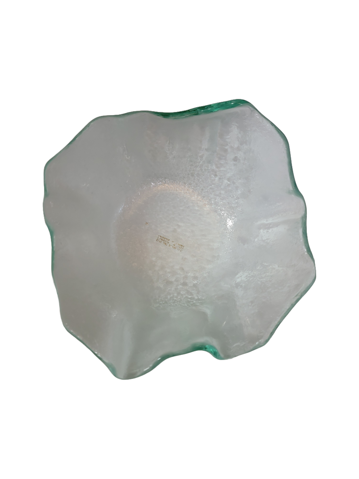 Set of 4 Elite Art Glass Inc EJ Midgley Art Glass Dish