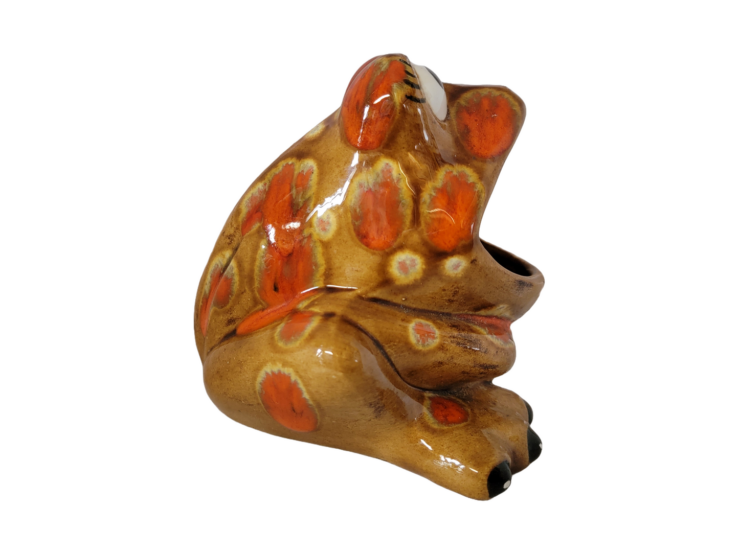 Vintage Frog Dishcloth Holder