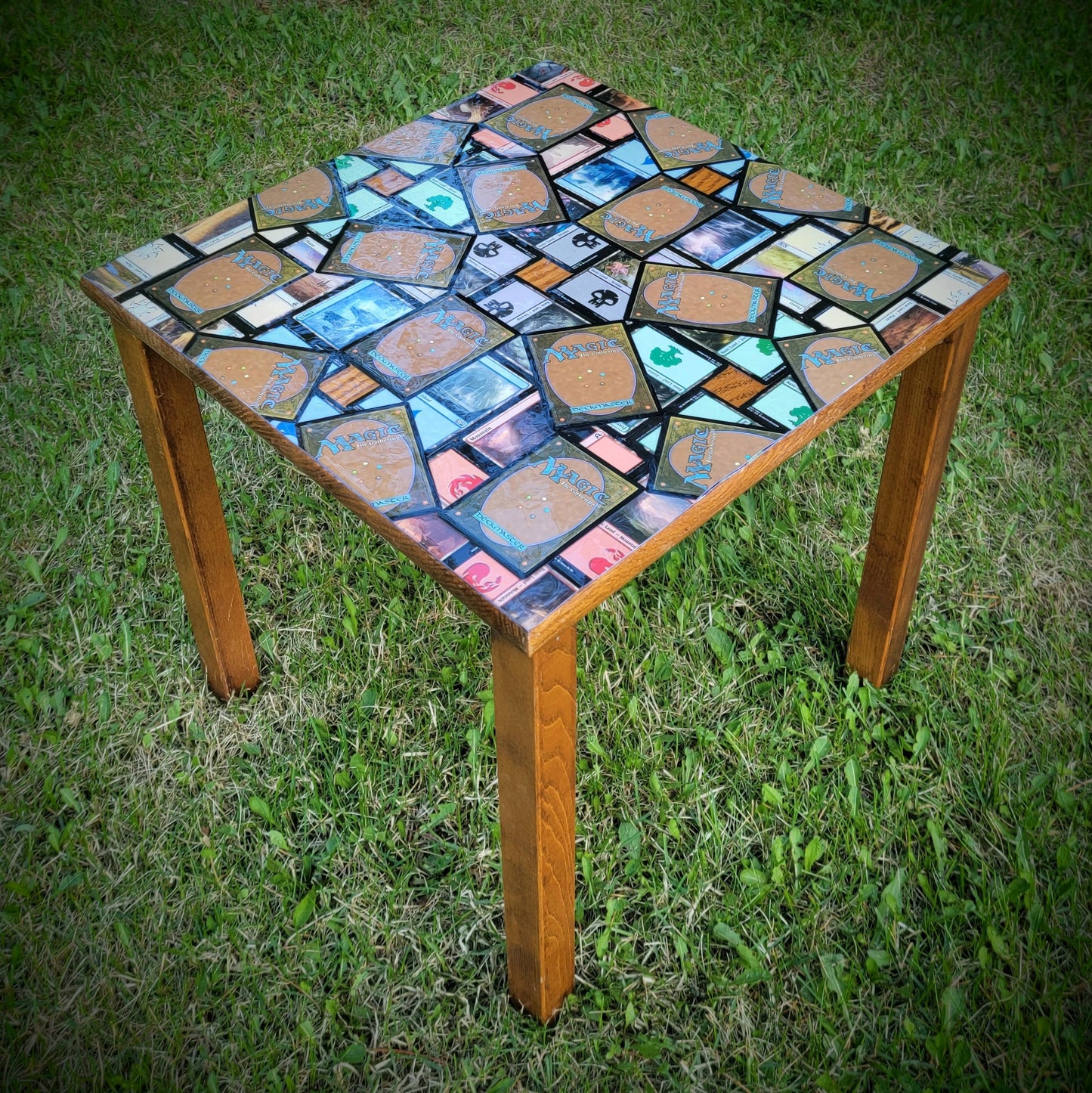 Handmade Magic the Gathering Wooden Table