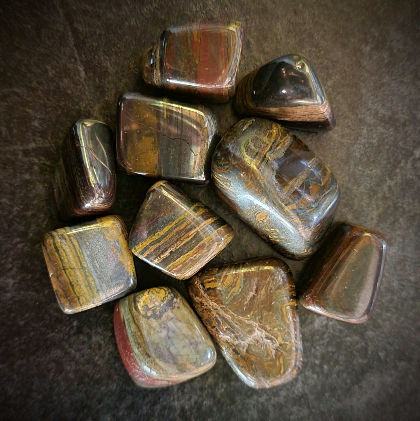Tiger Iron Polished Crystal Gemstone