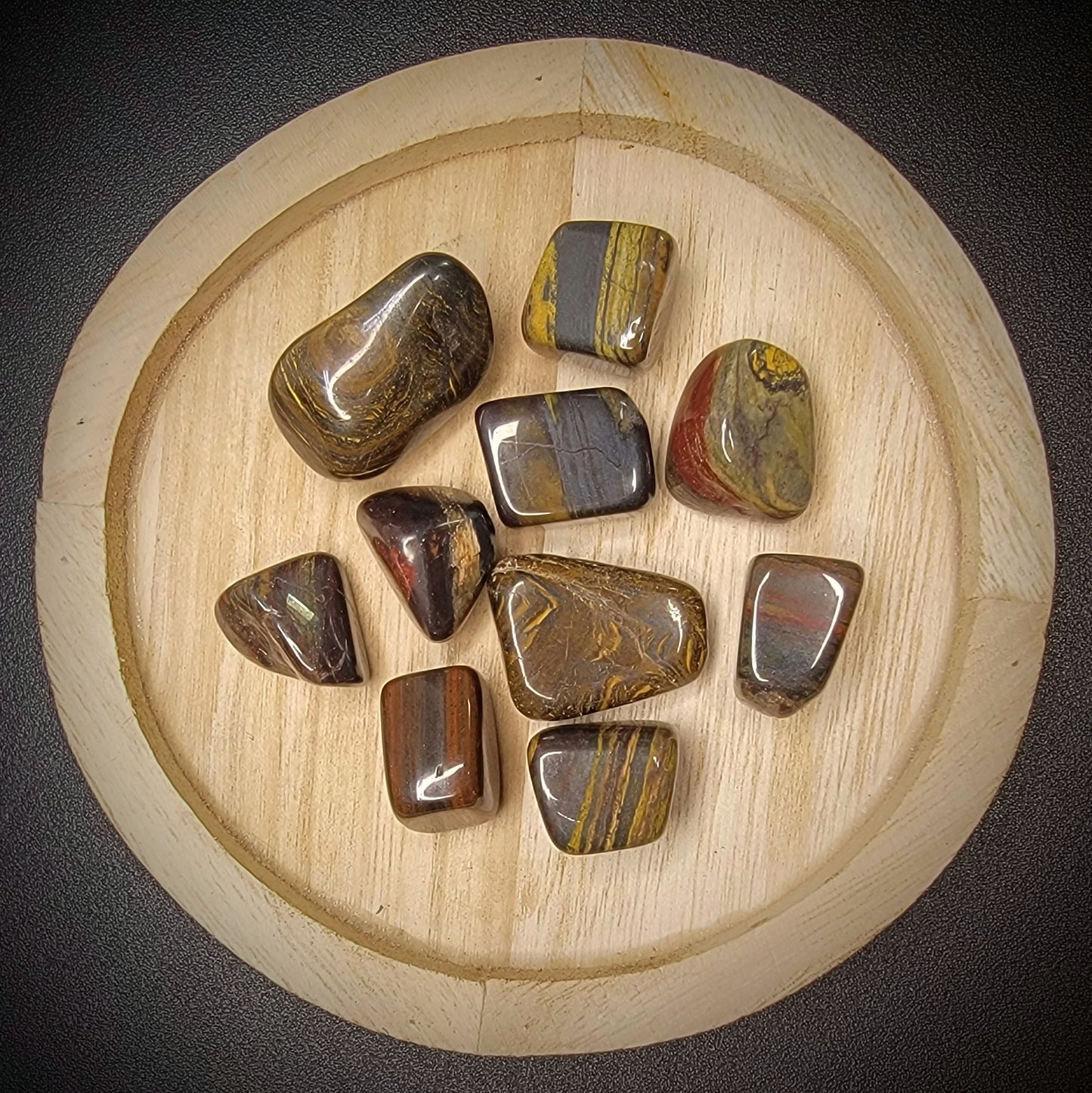 Tiger Iron Polished Crystal Gemstone