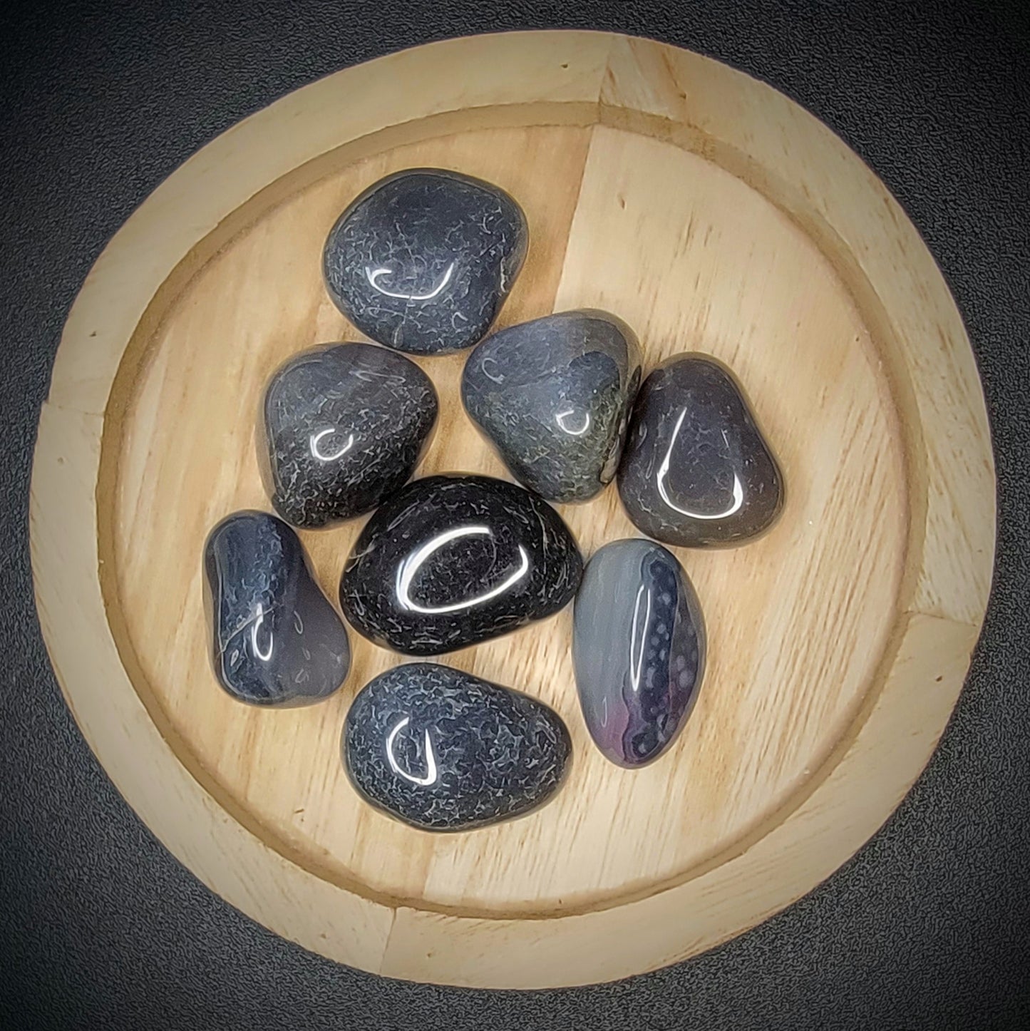 Banded Agate Polished Crystal Gemstone