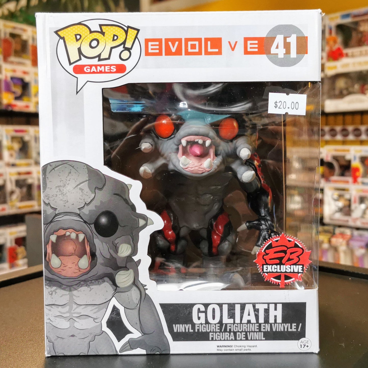 EVOLVE - Goliath - EB Exclusive 6 Inch POP! Figure Funko POP! 6 Inch POP! Games