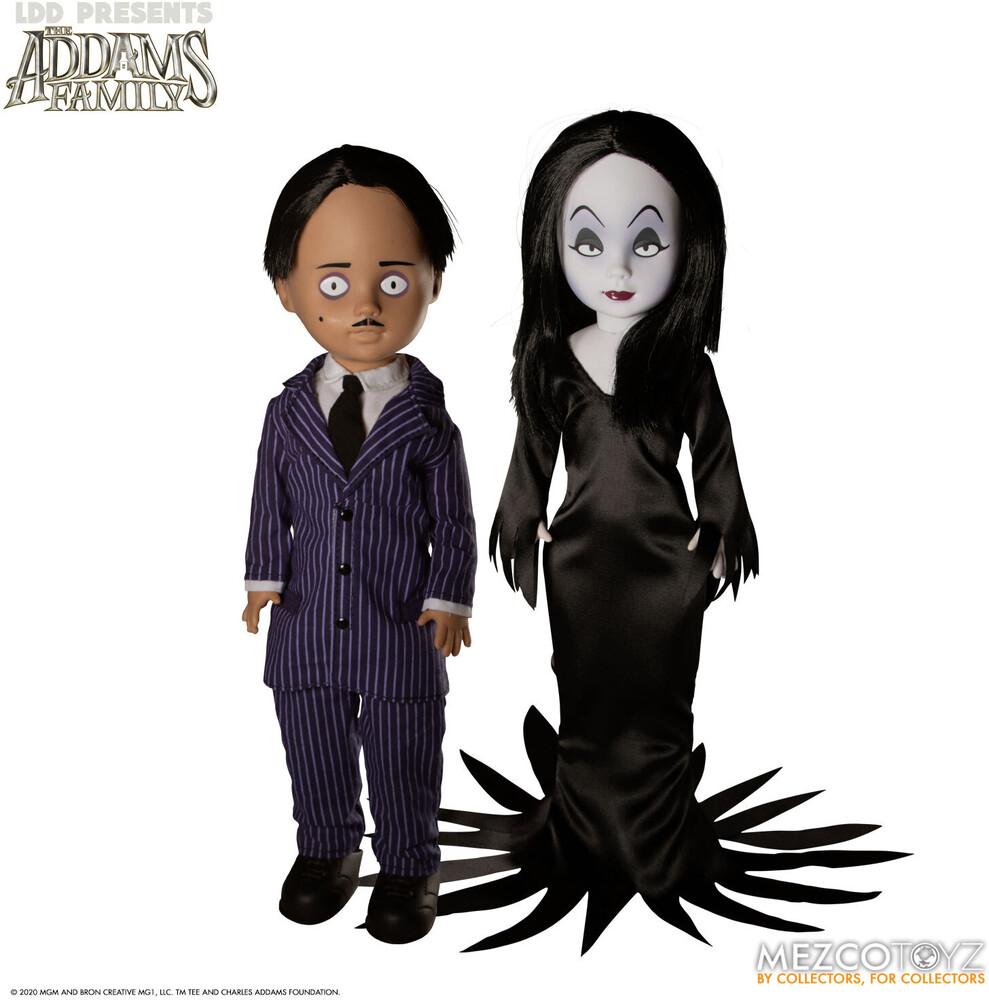 LIVING DEAD DOLLS GOMEZ AND MORTICIA Figurines Mezco Toys
