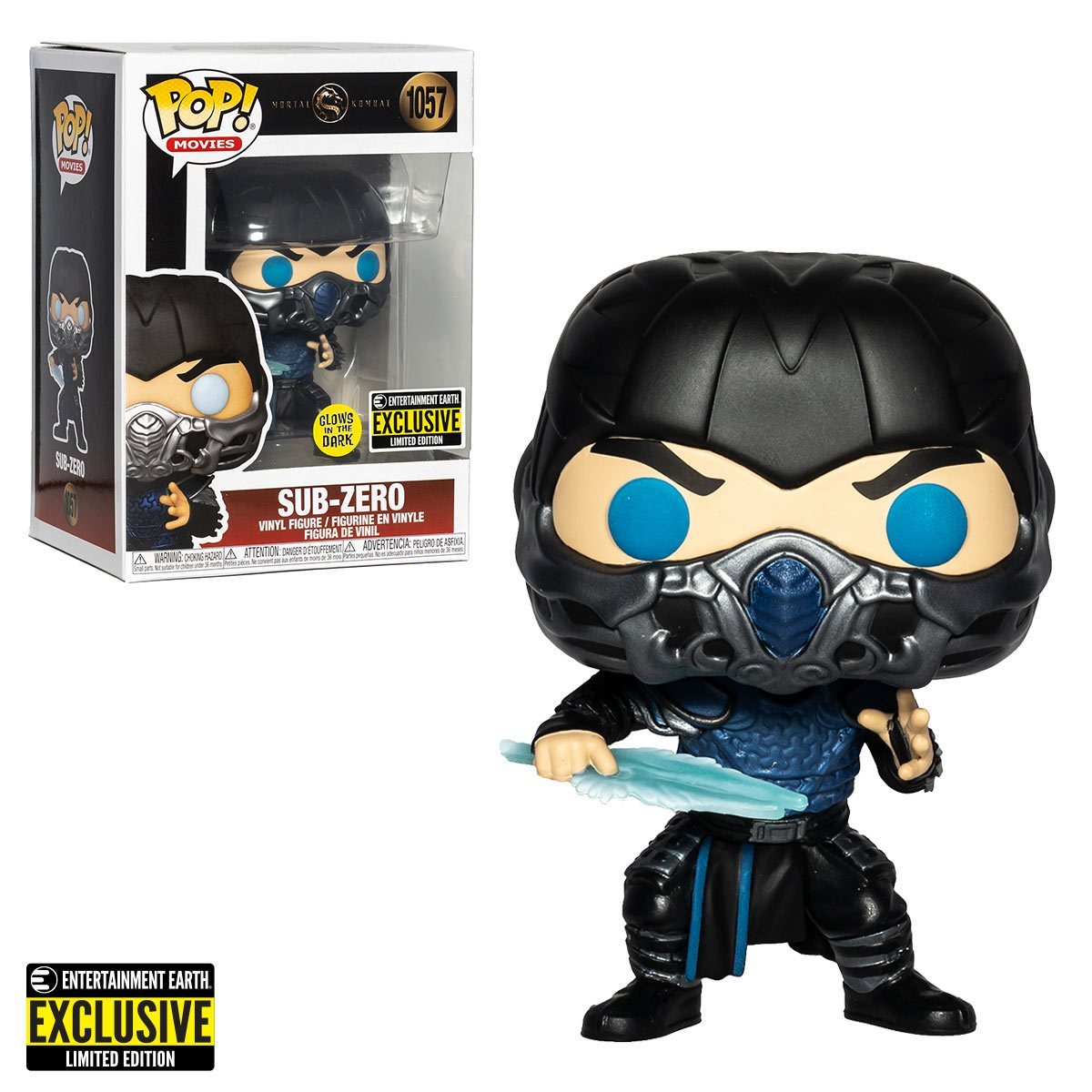 POP MOVIES MORTAL KOMBAT SUB ZERO GITD EE EXCLUSIVE Funko Exclusives POP! Movies