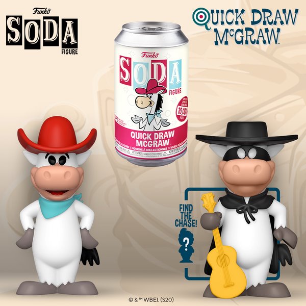 Quick Draw McGraw Funko Vinyl Soda (1/6 Chase) Vinyl Soda Funko