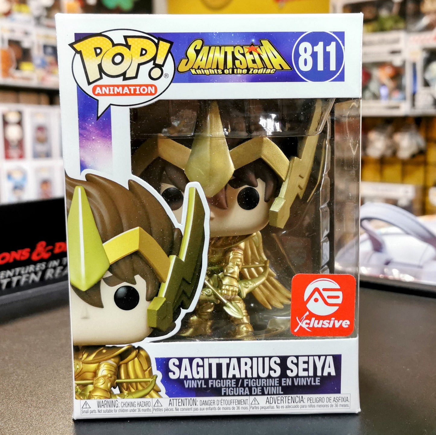 SAINT SEIYA Sagittarius Seiya AE Exclusive Pop! Funko Exclusives POP! Animation