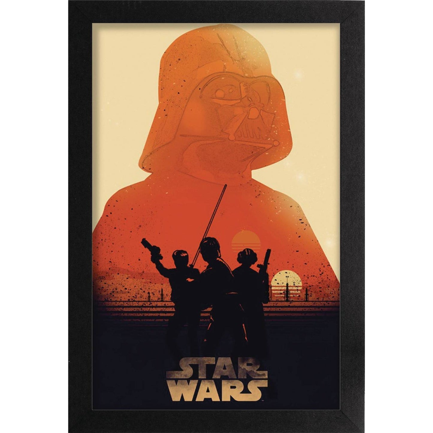STAR WARS - 11 x 17 Print - Tatooine Sunset Artwork Pyramid America