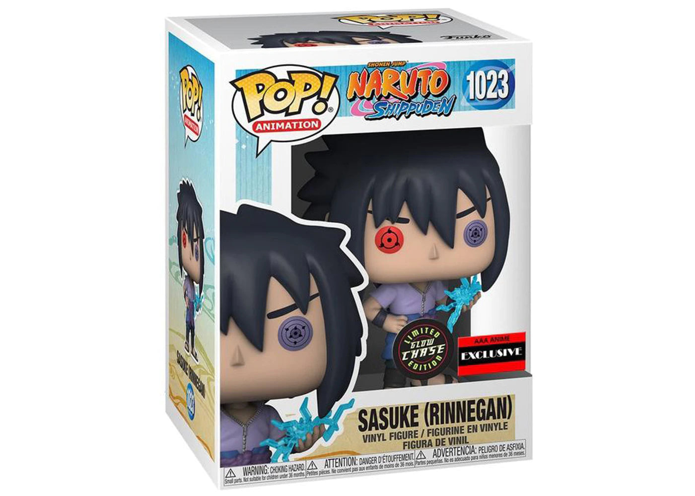 POP Naruto Sasuke Rinnegan AAA Anime Exclusive GLOW CHASE