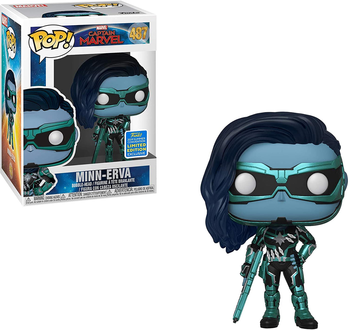 CAPTAIN MARVEL Minn-Erva 2019 Summer Con Exclusive POP! Funko Exclusives POP! Marvel