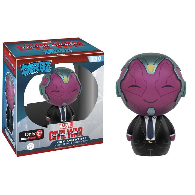 Funko Dorbz Vinyl Figure - CAPTAIN AMERICA: CIVIL WAR - Vision (Gamestop Exclusive) Dorbz Funko