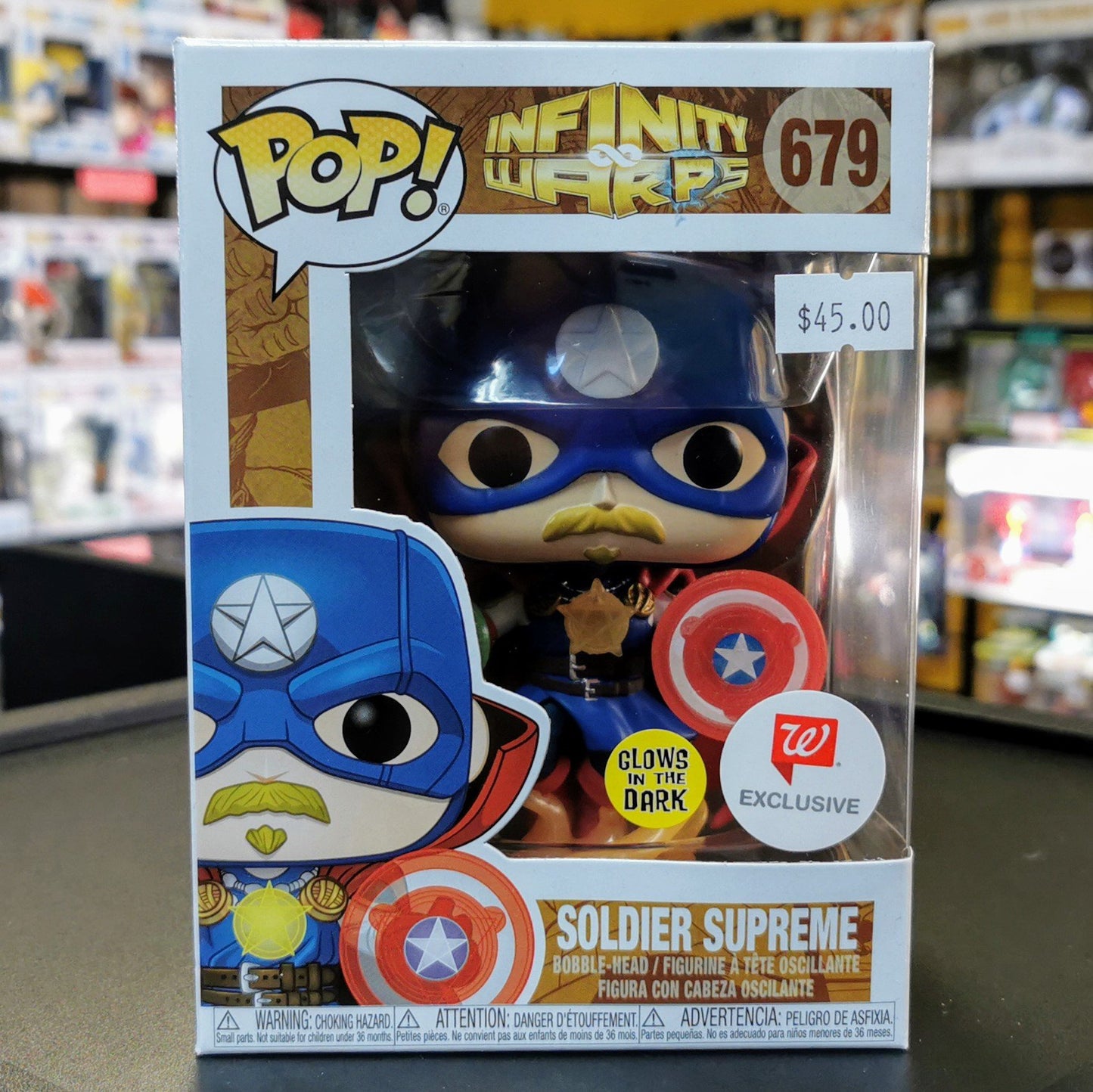 INFINITY WARP Soldier Supreme Exclusive POP! Funko Exclusives POP! Marvel