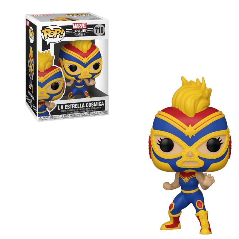 LUCHADORES Captain Marvel Funko POP! Funko POP! Figure POP! Marvel