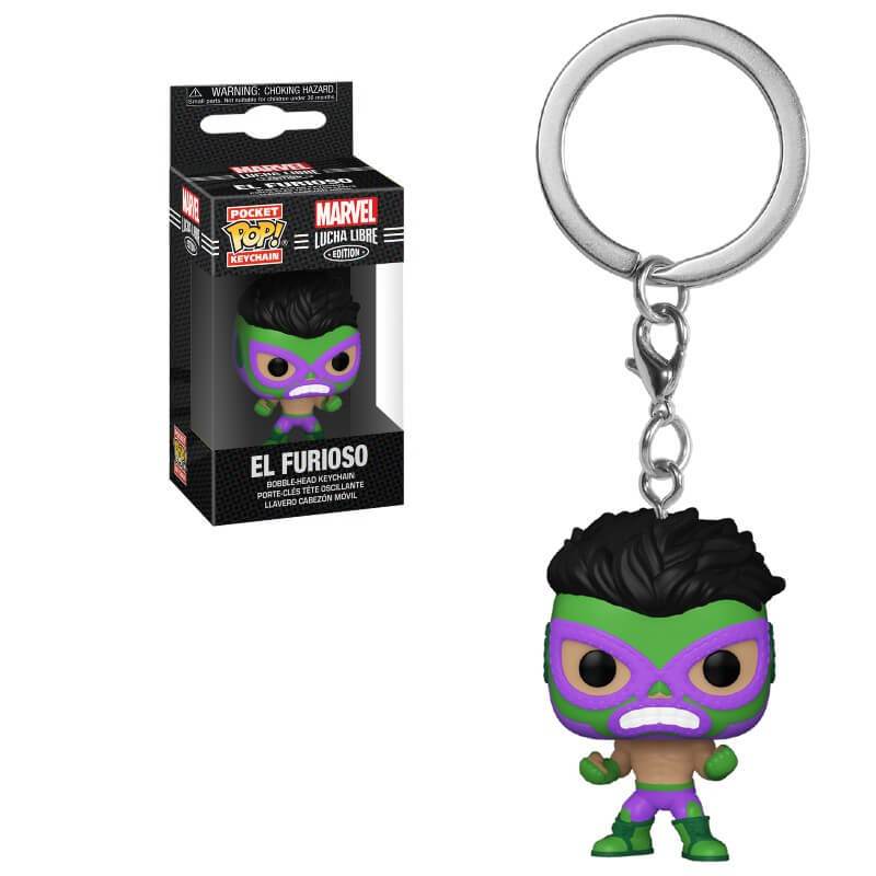 LUCHADORES Hulk POP! Keychain Funko POP! Keychain POP! Marvel