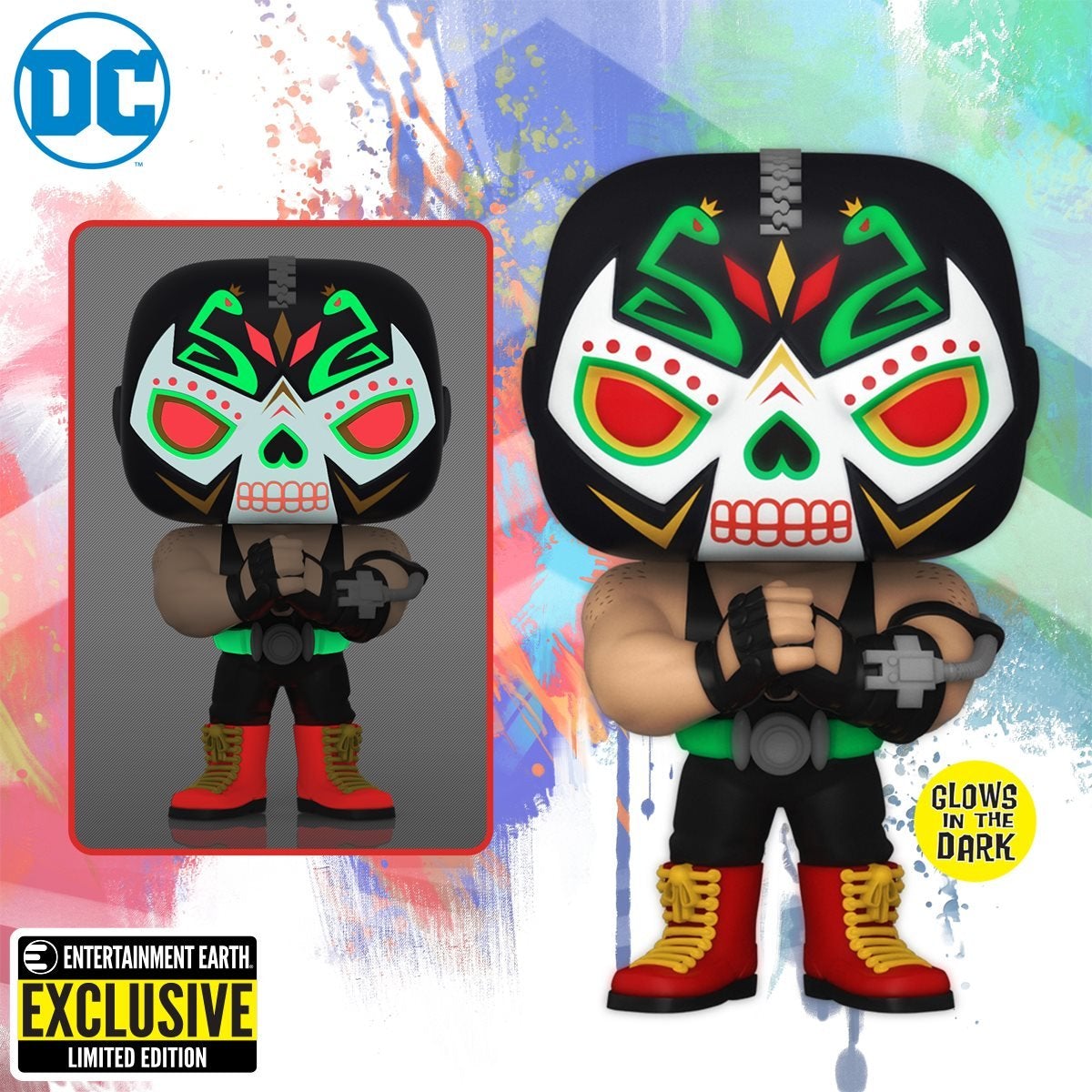 POP! DC DIA DE LOS BANE GITD ENTERTAINMENT EARTH EXCLUSIVE Funko Exclusives POP! DC