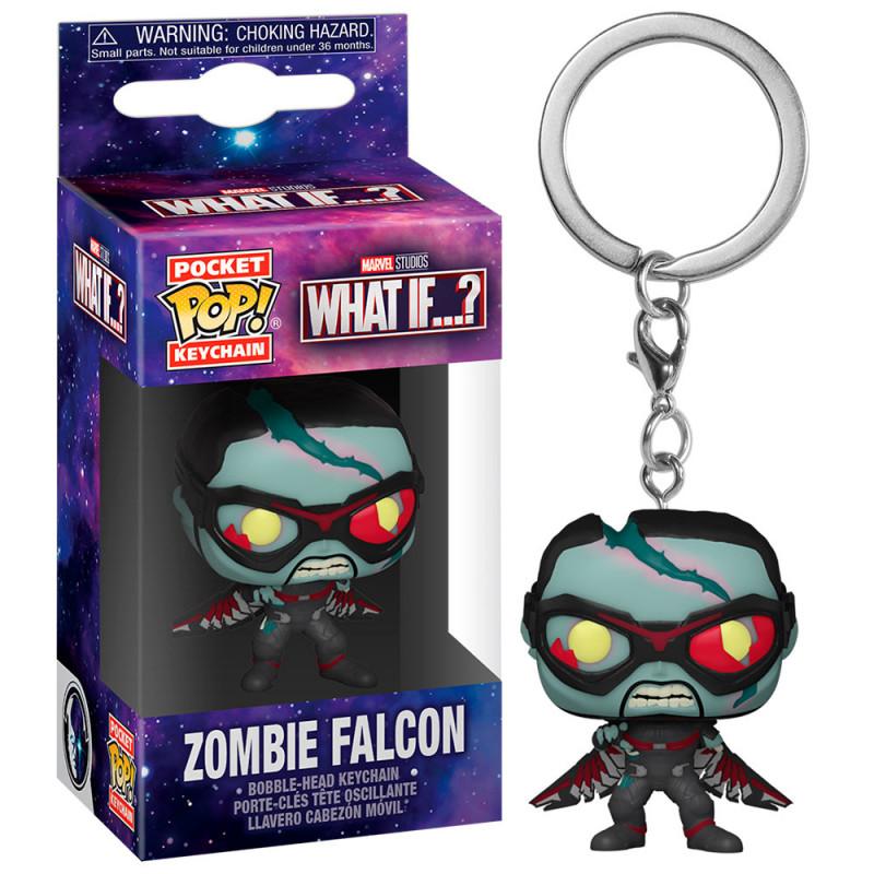 POP KEYCHAIN MARVEL WHAT IF ZOMBIE FALCON Funko POP! Keychain POP! Marvel