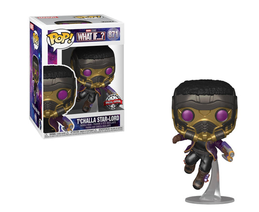 POP MARVEL WHAT IF T'CHALLA STARLORD EXCLUSIVE Funko Exclusives POP! Marvel